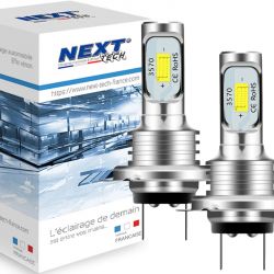 LTPAG Ampoule H7 LED Voiture, 12000LM Anti Erreur Phares pour Voiture et  Moto, 12V LED Ventilé H7 de Rechange pour Lampes Halogènes et Kit Xenon,  6000K Blanc, 2 Ampoules H7 : 